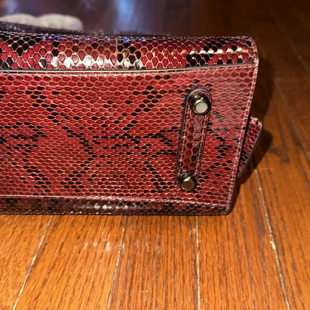 Rogue Bag In Snakeskin, Red, NWT - Picture 6 of 15